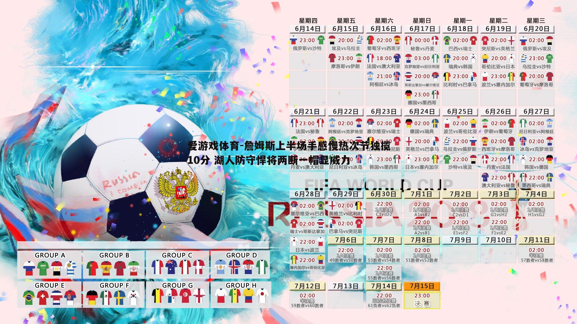 詹姆斯上半场手感慢热次节独揽10分 湖人防守悍将两断一帽显威力